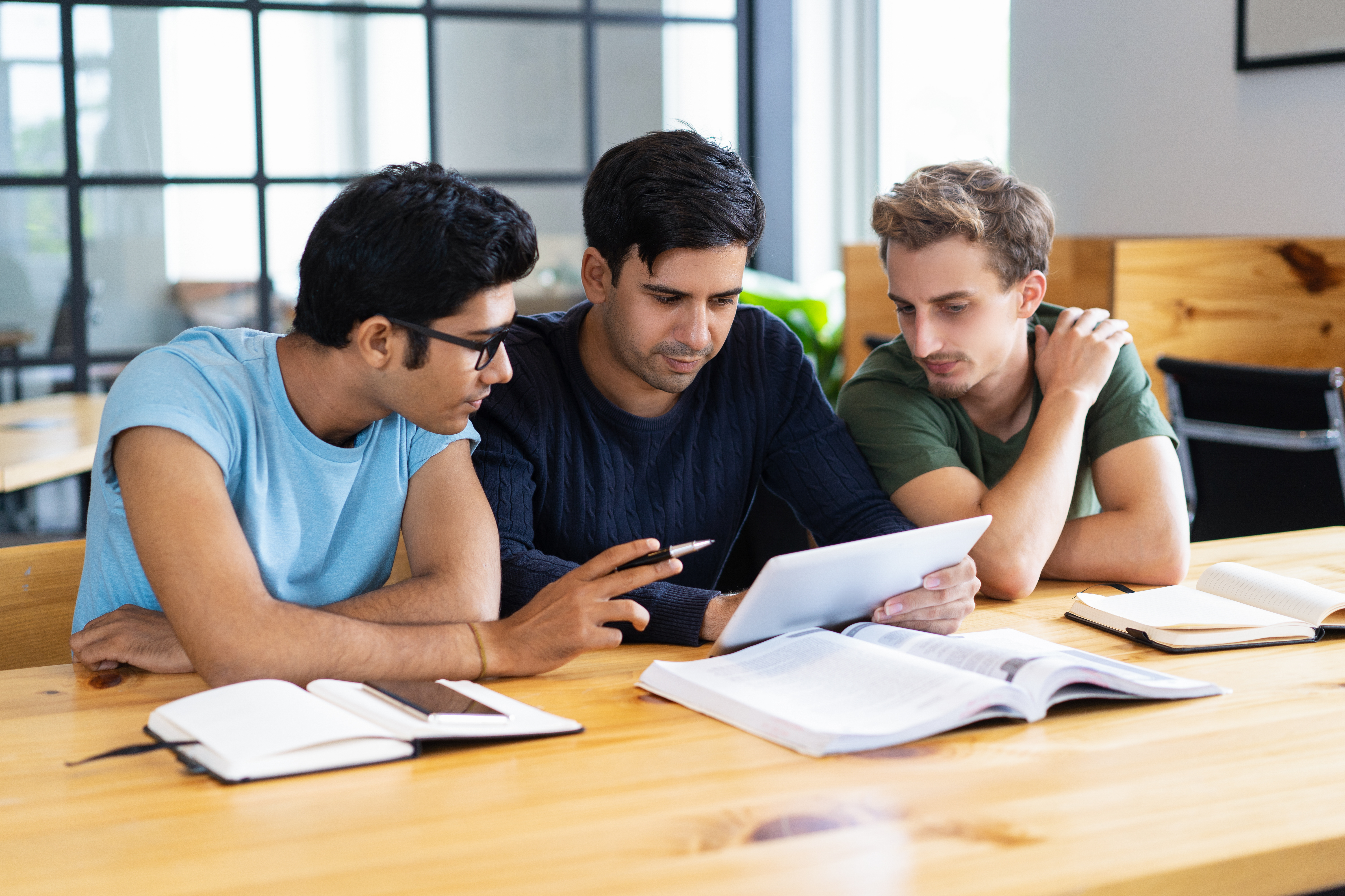 Students on campus